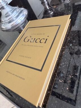 Gucci Gold Hardcover Fashion Book